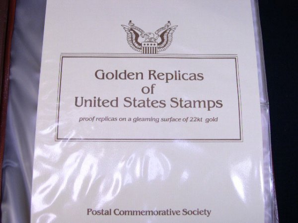 1991 Golden Replicas of United States Stamps. Proo - 3