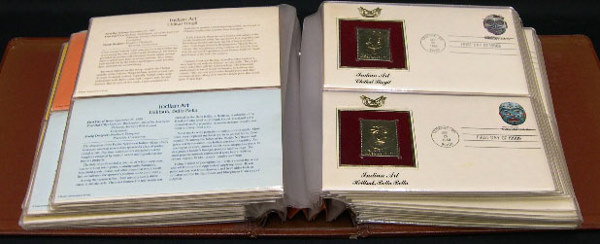1980-1981 Golden Replicas of United States Stamps.