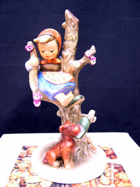 Porcelain Figural Hummel Group #59/b "Out of Dange