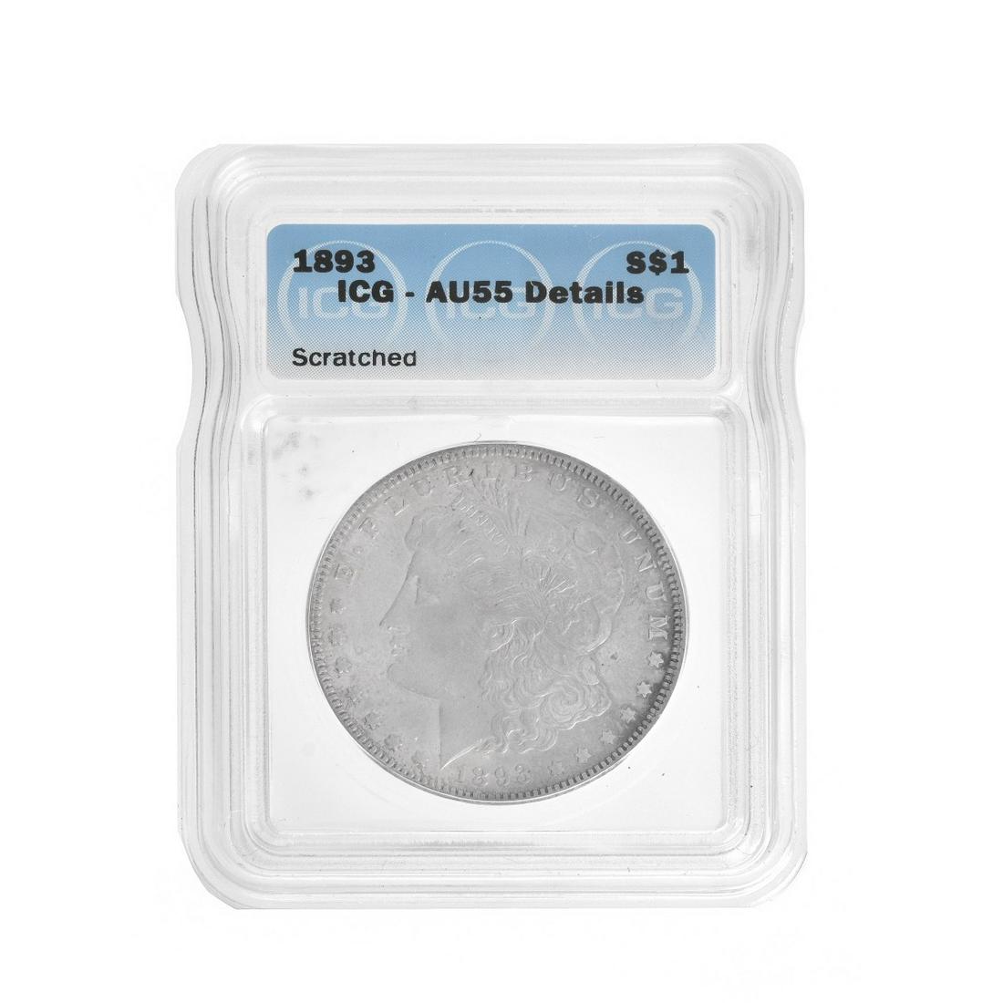 1893 Morgan Silver Dollar (1 of 2)