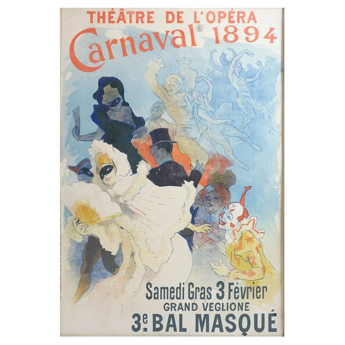 Jules Cheret Advertising Lithograph (1 of 3)