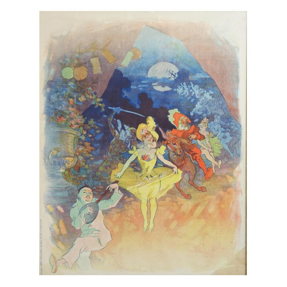 Jules Cheret Advertising Lithograph (1 of 4)