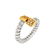 Diamond, Platinum and 18K Ring