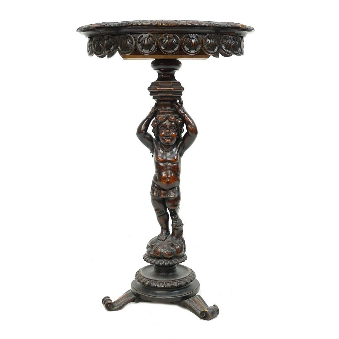 Italian Putti Figural Side Table (1 of 3)