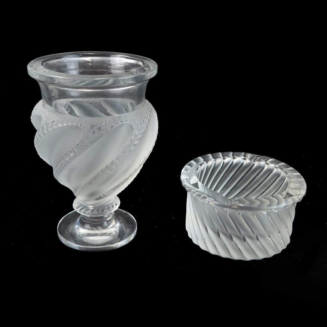 Two (2) Lalique Crystal Tableware (1 of 4)