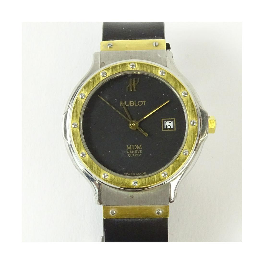 Lady's Vintage Hublot MDM 18K Gold Wristwatch (1 of 7)
