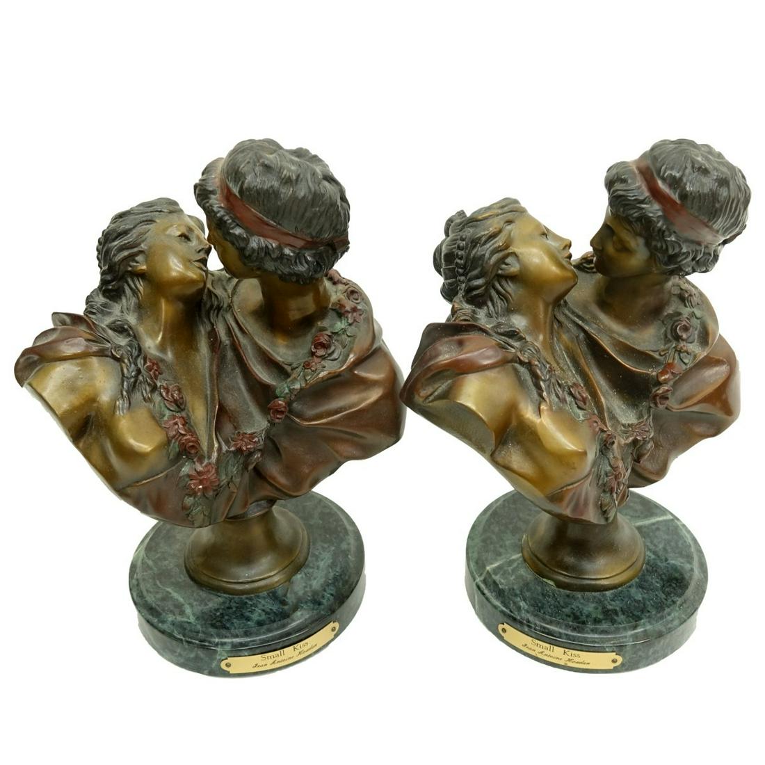 After: Jean-Antoine Houdon (1741 - 1828) Bronzes (1 of 6)