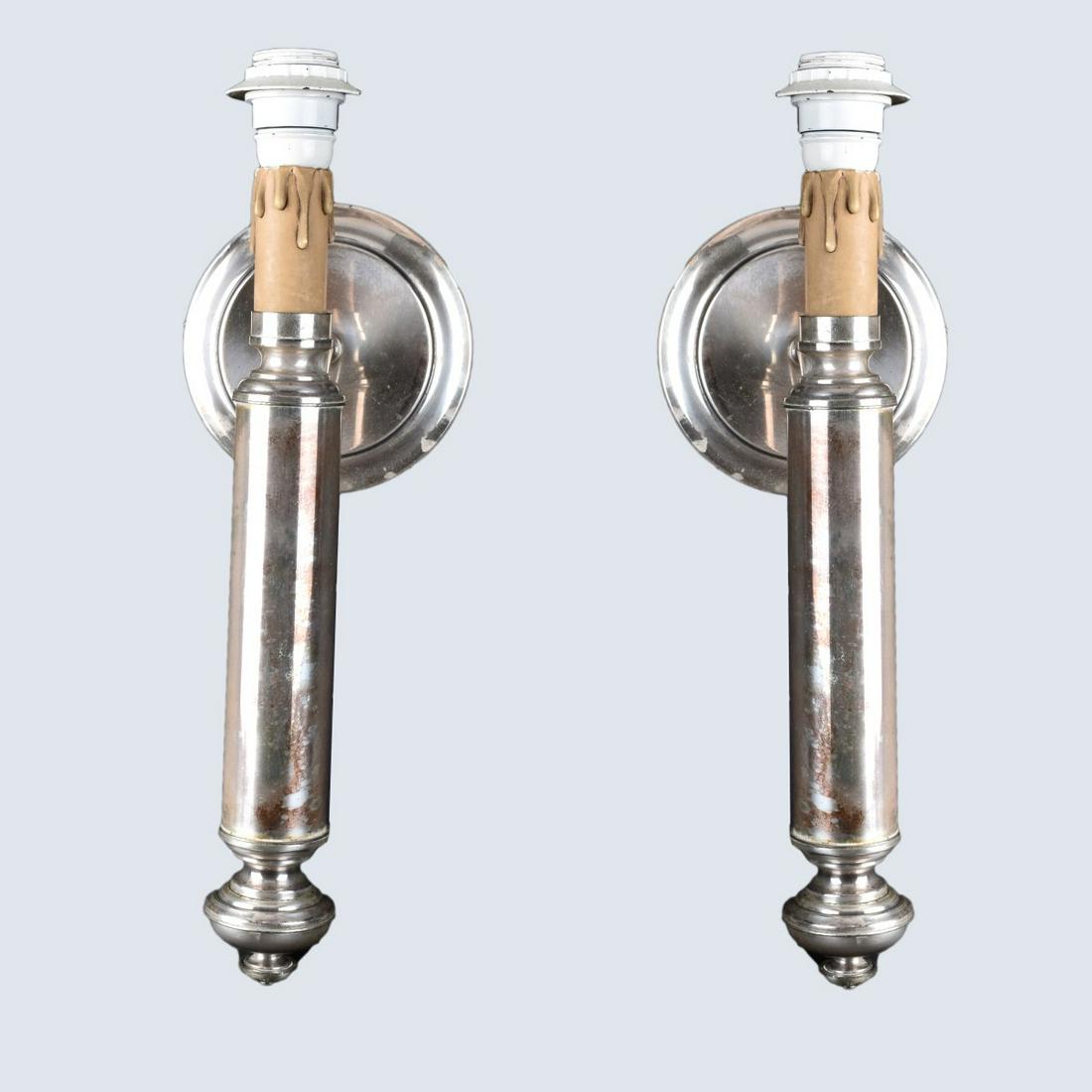 Silver Plate Sconces (1 of 4)
