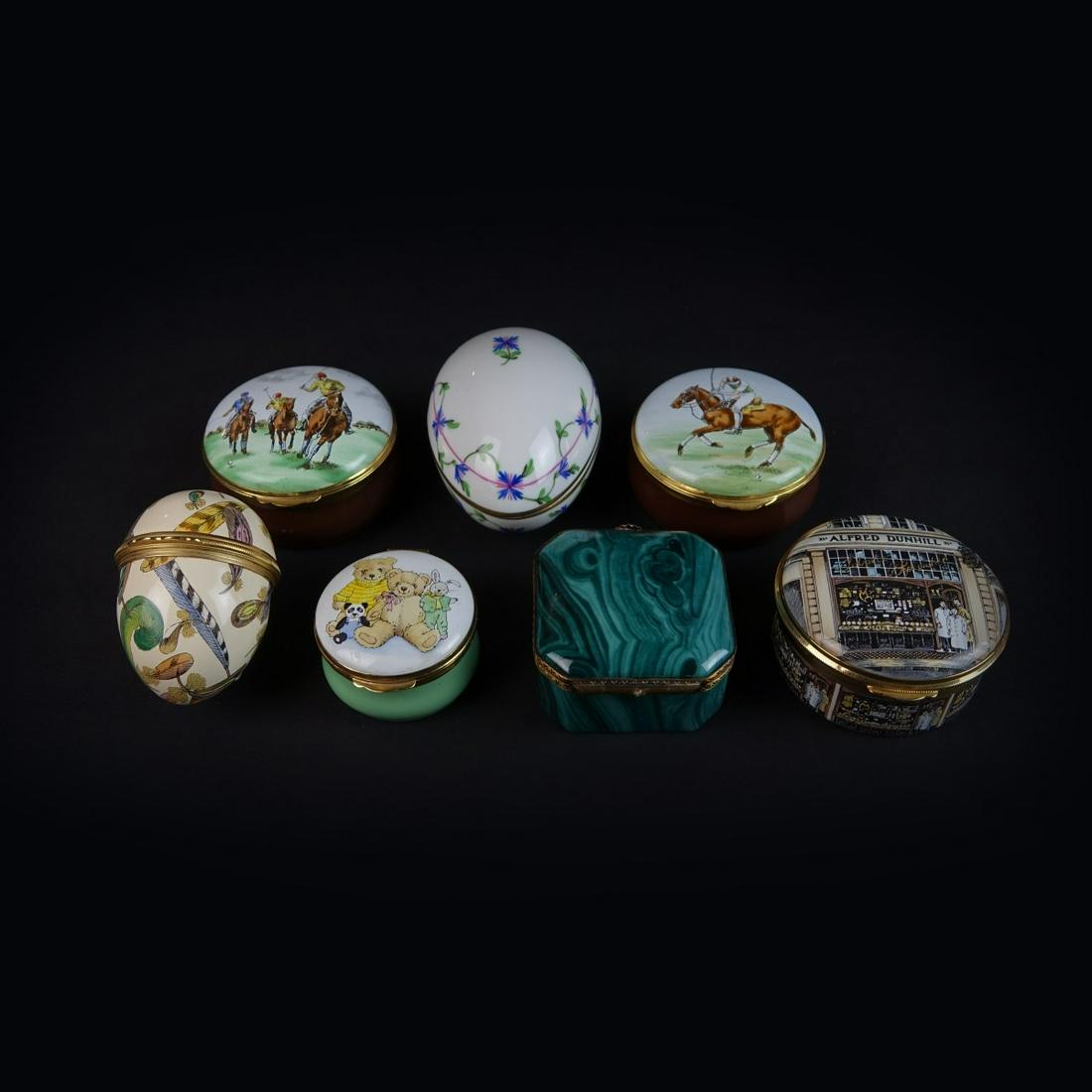 7 European Porcelain Boxes (1 of 4)