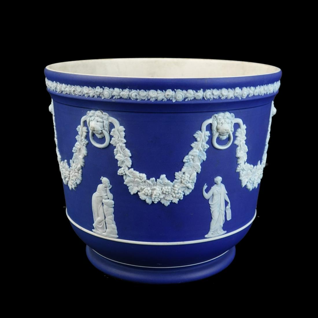 Antique Wedgwood Jasperware Cache Pot (1 of 3)