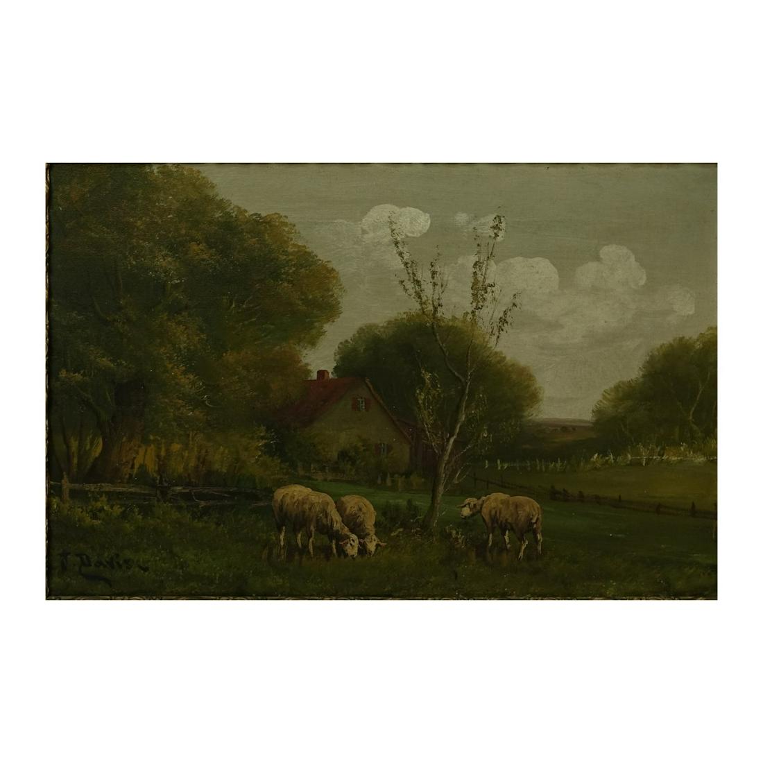 J Davis 19C Pastoral O/C British School (1 of 4)