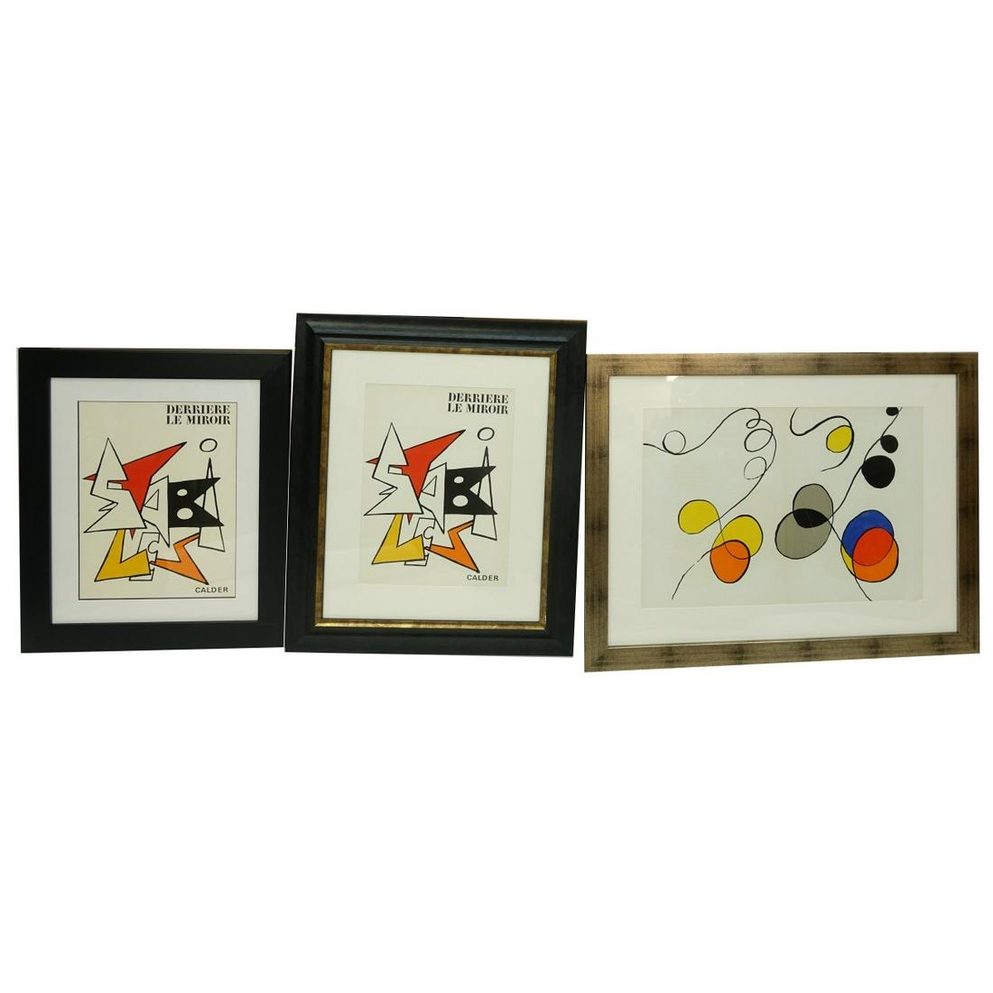 Three (3) Alexander Calder (1898 - 1976) Prints (1 of 6)