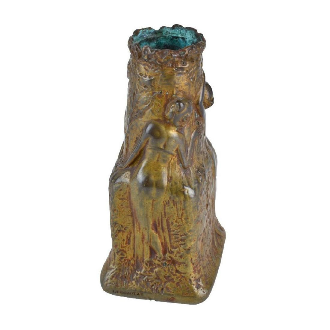 Heinrich Babka Art Nouveau Bronze Vase (1 of 5)