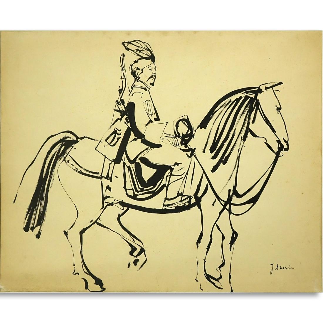 European School Ink On Paper Asian Warrior (1 of 8)