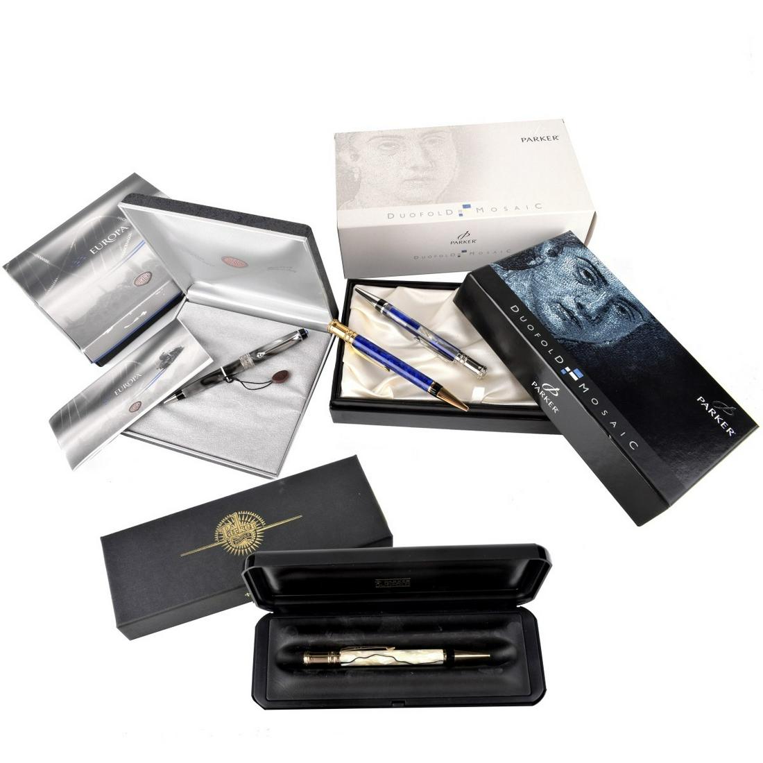 4 Rollerball Pens Parker and Aurora (1 of 3)