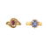 Two Gemstone and 14K Rings - 2