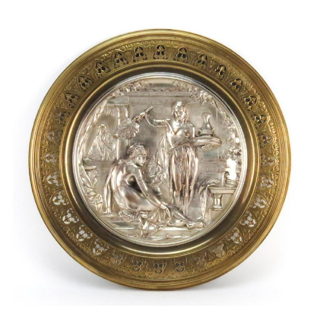 19/20th C. French Bronze Relief Plaque (1 of 4)