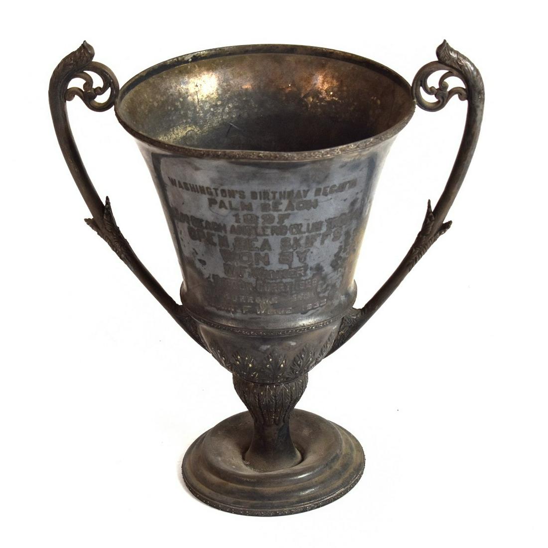 Large Silver Plate Trophy (1 of 3)