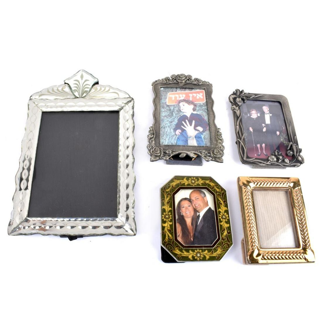 Five (5) Vintage Picture Frames (1 of 2)