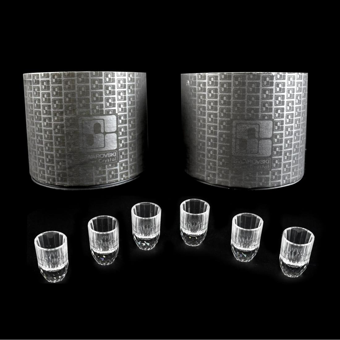 Six (6) Swarovski Crystal Shot Glasses (1 of 4)