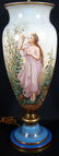 14: 19C HP Sevres Porcelain Urn Bronze Mounts. Beautifu