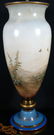 14: 19C HP Sevres Porcelain Urn Bronze Mounts. Beautifu - 2