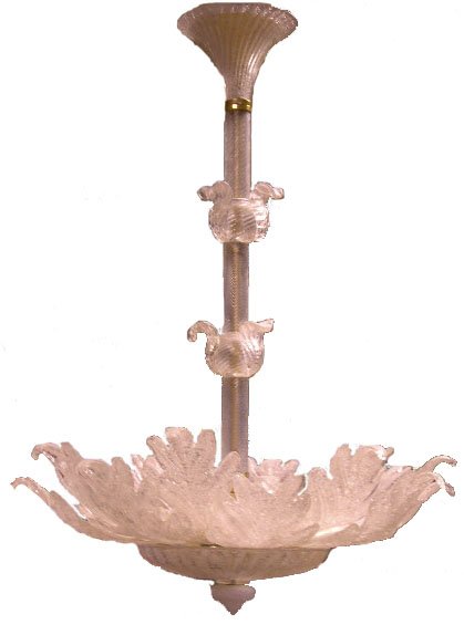 Barovier & Toso Murano Crystal Chandelier
