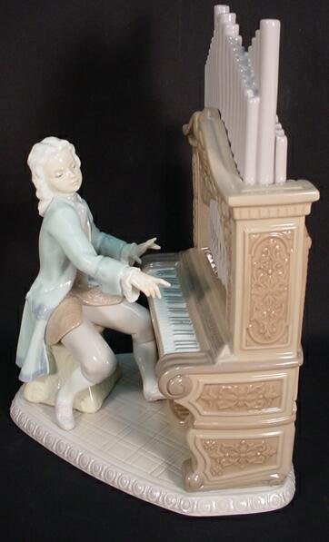 Lladro Porcelain Group Young Bach #1801. Edition L