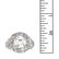 Art Deco Diamond and Platinum Ring - 5