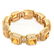 Citrine, Diamond and 14 Karat Yellow Gold Bracelet - 2