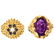 Two Vintage 14K and Gemstone Rings - 2