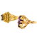 Two Vintage 14K and Gemstone Rings - 3