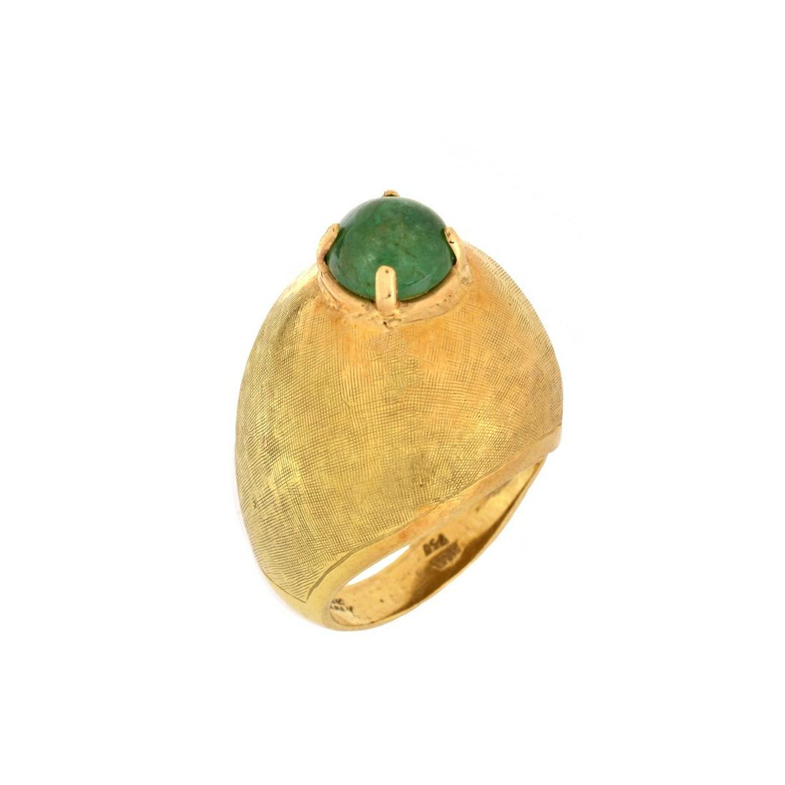 Emerald and 18K Ring (1 of 7)
