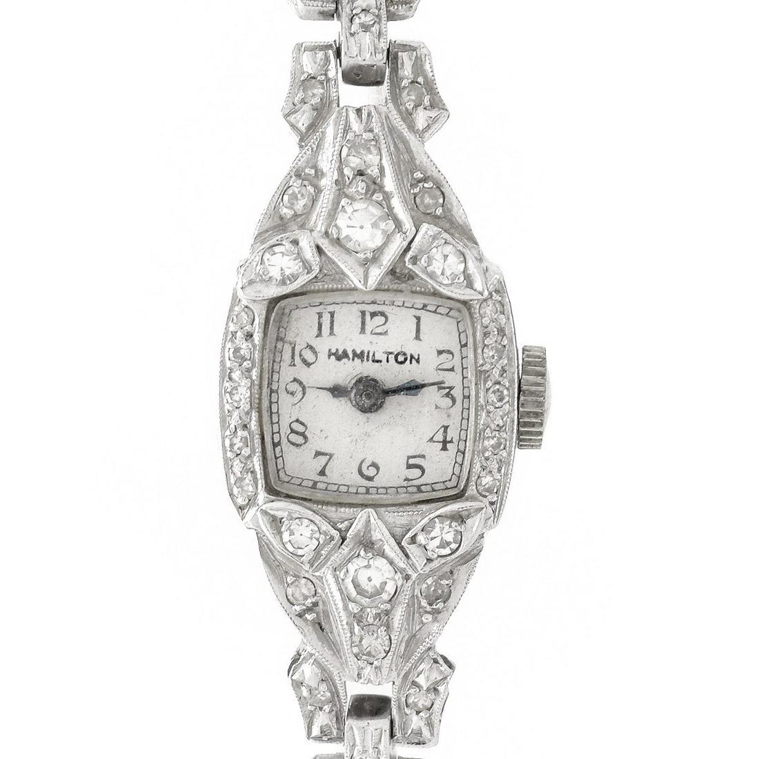 Lady's Hamilton Diamond and 14K Watch (1 of 6)