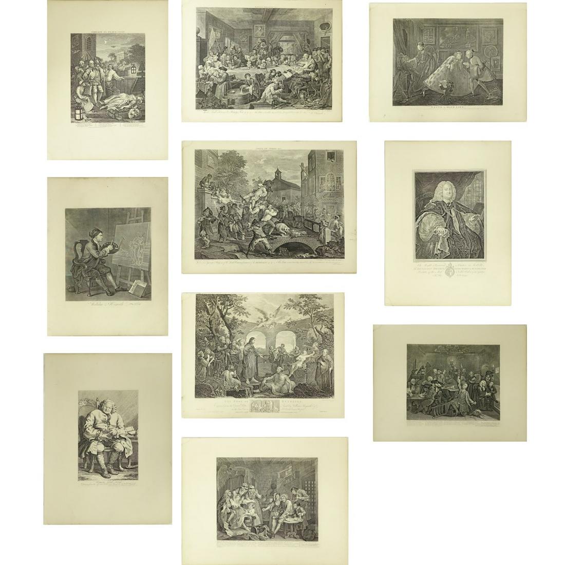 After: William Hogarth, British, Ten Etchings (1 of 9)