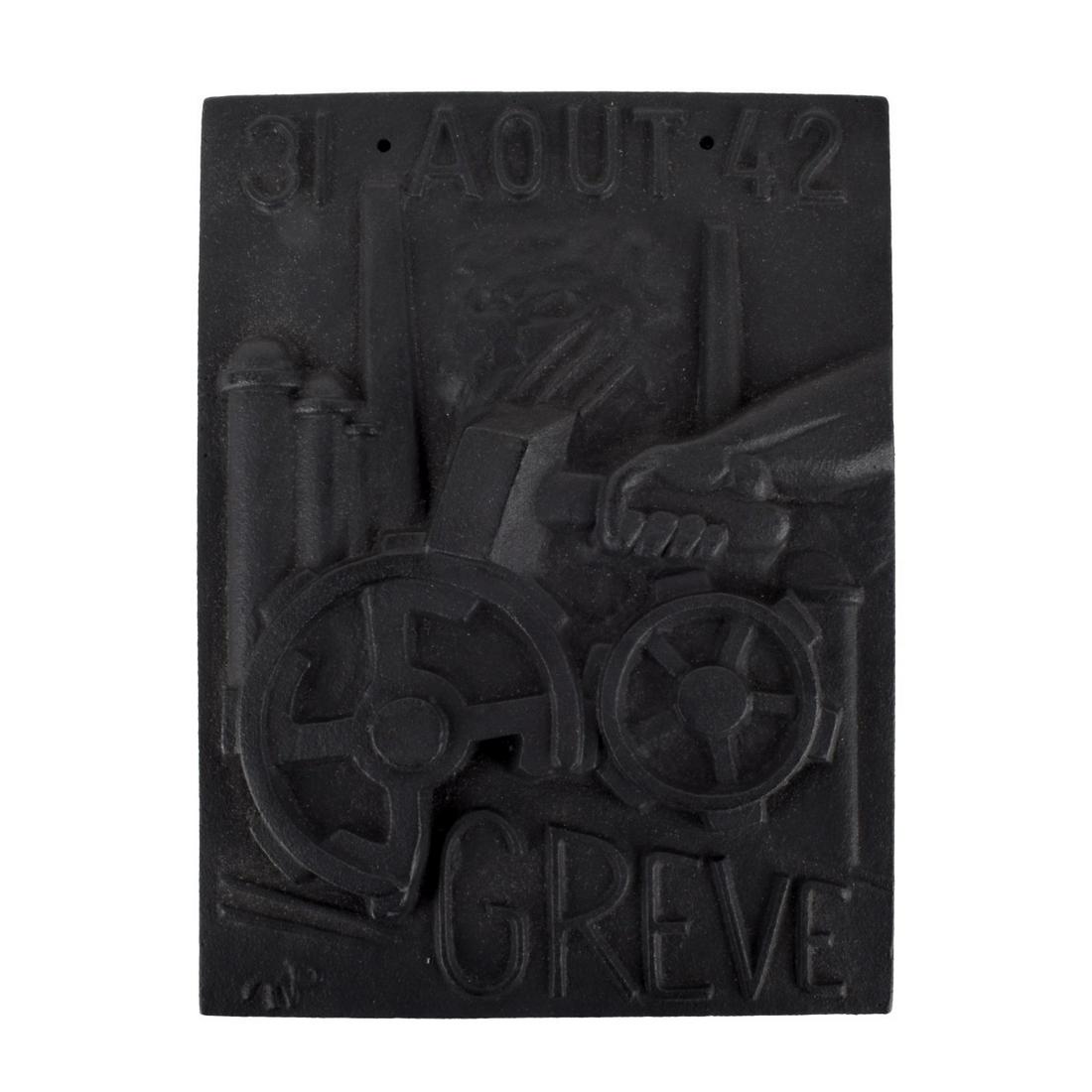 Greve Strike in Luxembourg Plaque (1 of 2)