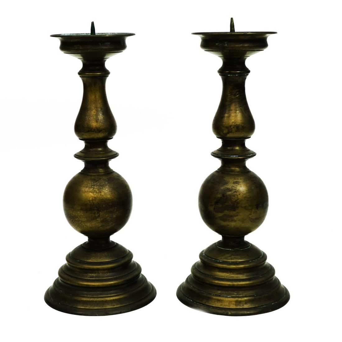 Pair of Brass Candlesticks (1 of 2)