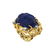 Lapis Lazuli, Diamond and 14K Ring