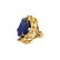 Lapis Lazuli, Diamond and 14K Ring - 3