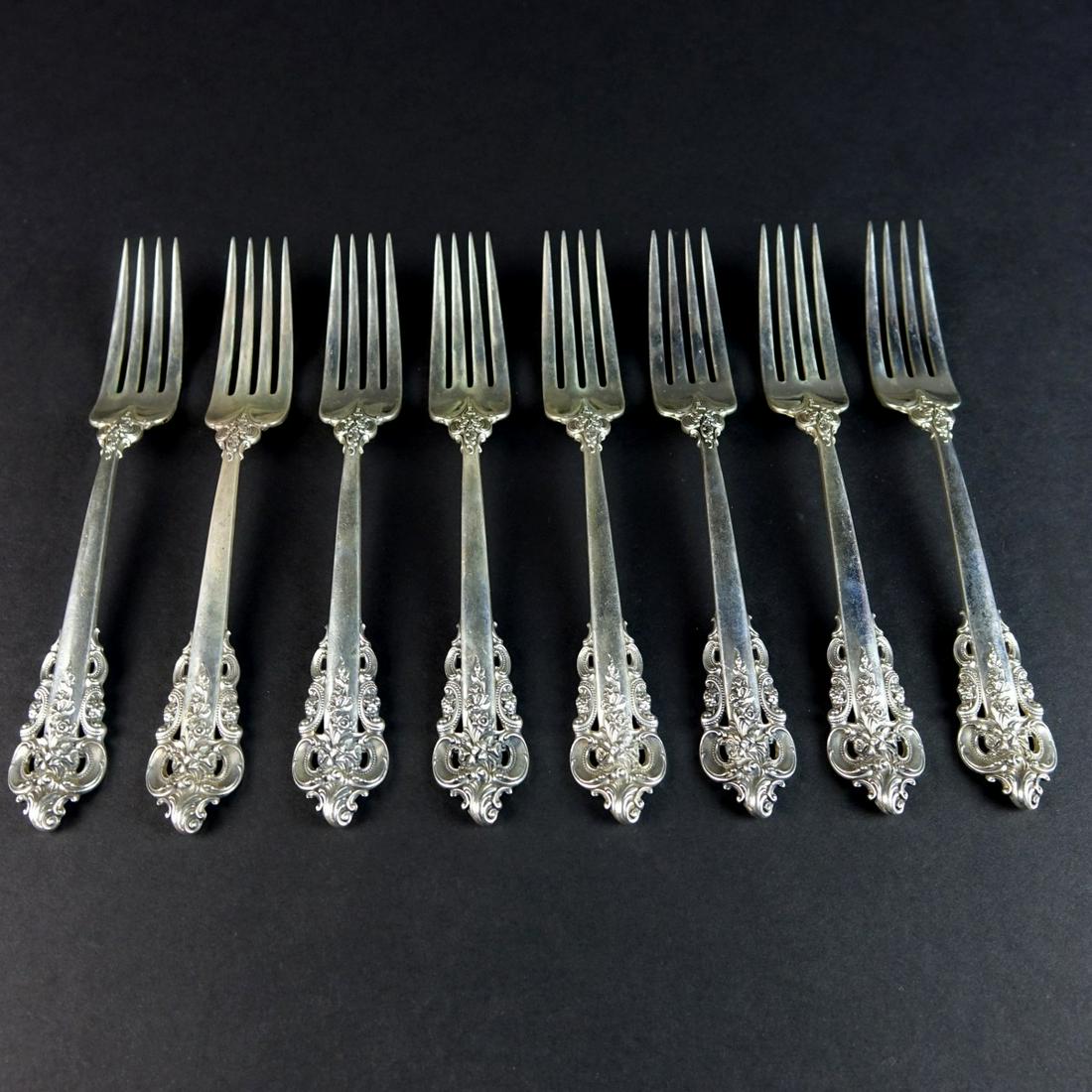 (8) Wallace "Grand Baroque" Sterling Silver Forks (1 of 3)