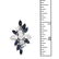 Diamond, Sapphire and 14K Ring - 5