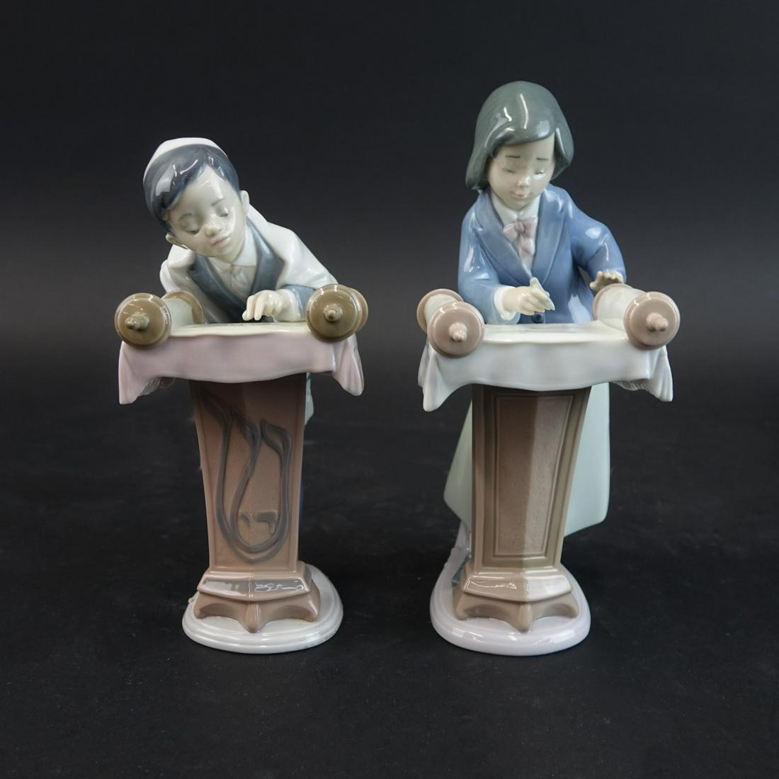 Two (2) Lladro Glazed Porcelain Figurines (1 of 4)