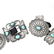 Navajo Silver and Turquoise Concho Belt - 2