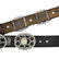 Navajo Silver and Turquoise Concho Belt - 4