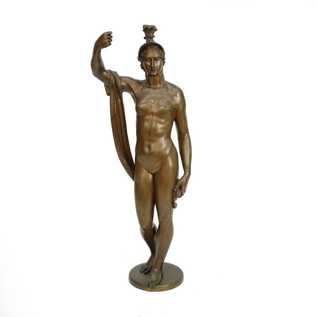 Large 20th C. Roman Bronze Sculpture (1 of 4)