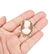 14K Gold and Seed Pearl Cameo Pendant Brooch - 5