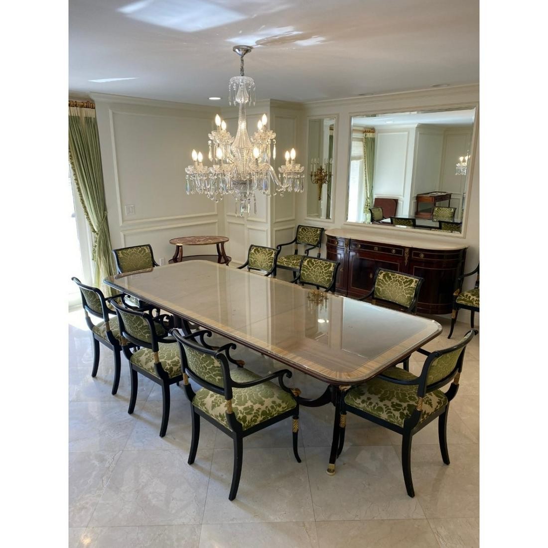 Set of Ten (10) Lewis Mittman Dining Armchairs (1 of 4)