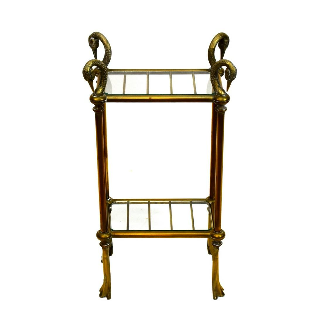 Mid Century Hollywood Regency Style Swan Table (1 of 4)