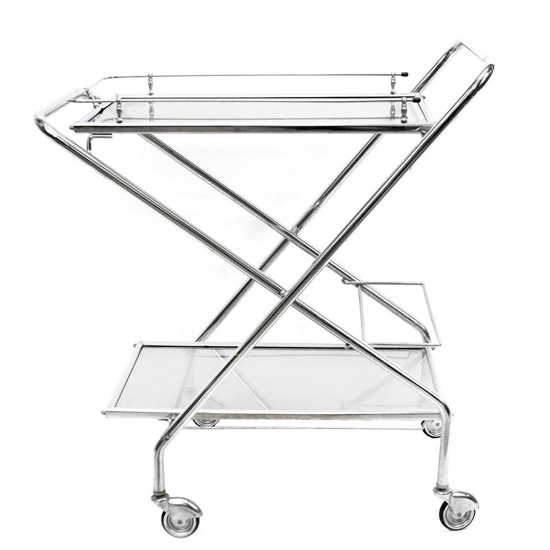 Mid Century French Folding Bar Cart (1 of 3)
