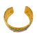 Evocateur Gold Leaf Cuff Bracelet - 3
